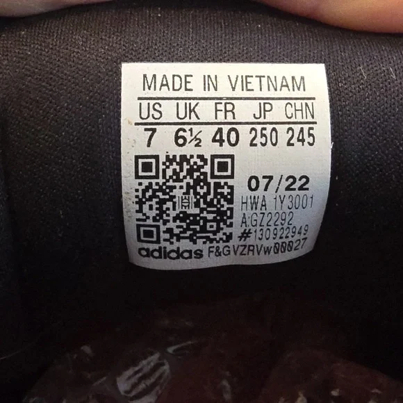 EUC Adidas Znsored Skate High Top Sneakers Sz M 7 W 8.5 Black - Picture 5 of 5